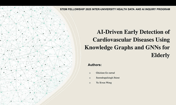 AI-Driven Early Detection of Cardiovascular Diseases Using Knowledge Graphs and GNNs for Elderly