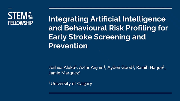 Integrating Artificial Intelligence and Behavioural Risk Profiling for Early Stroke Prevention